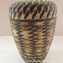 Load image into Gallery viewer, Vintage Mid-Century Modern Sgraffito Terracotta Vase; Possibly by Alfred Krupp for Wekara - European Ceramics
