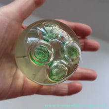 Load image into Gallery viewer, Vintage MIDTON CRAFTS 1970s SCOTTISH Acrylic Paperweight with Bubble Inclusions
