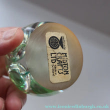 Load image into Gallery viewer, Vintage MIDTON CRAFTS 1970s SCOTTISH Acrylic Paperweight with Bubble Inclusions
