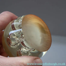 Load image into Gallery viewer, Vintage MIDTON CRAFTS 1970s SCOTTISH Acrylic Paperweight with Bubble Inclusions
