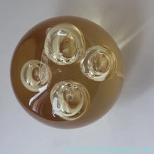 Load image into Gallery viewer, Vintage MIDTON CRAFTS 1970s SCOTTISH Acrylic Paperweight with Bubble Inclusions
