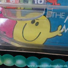 Load image into Gallery viewer, Vintage Miniature Child's Portable Pinball Toy. Marx Product Featuring the Mr Men
