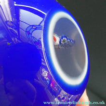 Load image into Gallery viewer, MURANO Faceted Paperweight with Double Overlay &amp; Internal Millefiori Floating Layer
