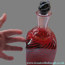 Load image into Gallery viewer, Vintage NORWEGIAN Plus Art Glass Bottle Vase
