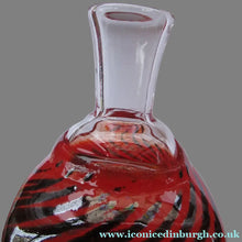 Load image into Gallery viewer, Vintage NORWEGIAN Plus Art Glass Bottle Vase
