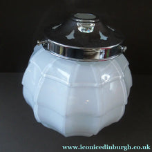 Load image into Gallery viewer, 1930s Opaque White Milk Glass Art Deco Hanging Globe Shade
