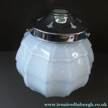 Load image into Gallery viewer, 1930s Opaque White Milk Glass Art Deco Hanging Globe Shade
