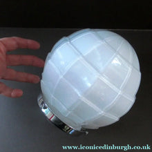 Load image into Gallery viewer, 1930s Opaque White Milk Glass Art Deco Hanging Globe Shade
