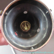Load image into Gallery viewer, 1930s Art Deco White Glass Pendant Hanging LIght Shade with Copper Fittings
