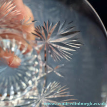 Load image into Gallery viewer, Vintage PAIR of 1960s Edinburgh Chunky Crystal Whisky Tumblers STAR OF EDINBURGH Pattern
