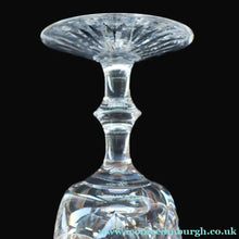 Load image into Gallery viewer, Vintage PAIR OF Edinburgh Crystal Wine Glasses. STAR OF EDINBURGH Pattern: 6 1/4 inches

