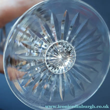 Load image into Gallery viewer, Vintage PAIR OF Edinburgh Crystal Wine Glasses. STAR OF EDINBURGH Pattern: 6 1/4 inches
