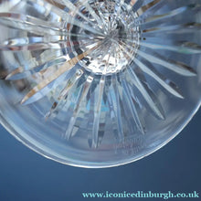 Load image into Gallery viewer, Vintage PAIR OF Edinburgh Crystal Wine Glasses. STAR OF EDINBURGH Pattern: 6 1/4 inches
