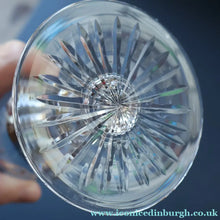 Load image into Gallery viewer, Vintage PAIR OF Edinburgh Crystal Wine Glasses. STAR OF EDINBURGH Pattern: 6 1/4 inches
