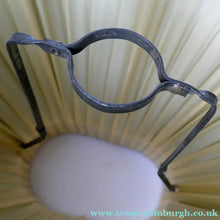 Load image into Gallery viewer, Vintage Chiffon Silk Lamp Shade with Gold Tassels 1950s
