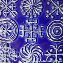 Load image into Gallery viewer, Vintage PORTMEIRION Glossy Blue TOTEM Ceramic Lidded Box or Butter Dish
