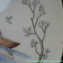 Load image into Gallery viewer, Vintage ROSENTHAL Large Dish. The Lovers by Peynet. Two Sweethearts Cuddle in a Rowing Boat on a Pond
