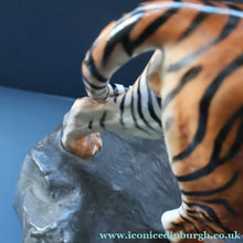 Load image into Gallery viewer, Vintage ROYAL DOULTON Prestige Figurine. Tiger on Rock. Designed by Charles Noke. Model No. HN2639

