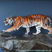 Load image into Gallery viewer, Vintage ROYAL DOULTON Prestige Figurine. Tiger on Rock. Designed by Charles Noke. Model No. HN2639

