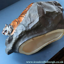 Load image into Gallery viewer, Vintage ROYAL DOULTON Prestige Figurine. Tiger on Rock. Designed by Charles Noke. Model No. HN2639

