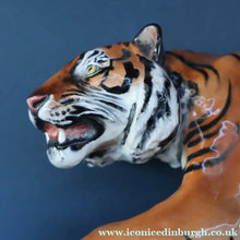 Load image into Gallery viewer, Vintage ROYAL DOULTON Prestige Figurine. Tiger on Rock. Designed by Charles Noke. Model No. HN2639

