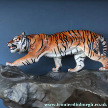Load image into Gallery viewer, Vintage ROYAL DOULTON Prestige Figurine. Tiger on Rock. Designed by Charles Noke. Model No. HN2639

