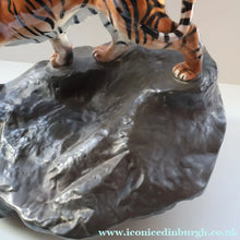 Load image into Gallery viewer, Vintage ROYAL DOULTON Prestige Figurine. Tiger on Rock. Designed by Charles Noke. Model No. HN2639

