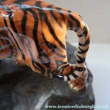 Load image into Gallery viewer, Vintage ROYAL DOULTON Prestige Figurine. Tiger on Rock. Designed by Charles Noke. Model No. HN2639

