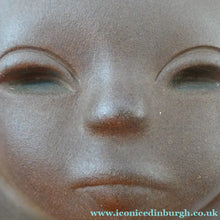 Load image into Gallery viewer, Vintage RUSSIAN 1960s Pottery Figurine of the Head of a Little Girl. With Tekt Pottery Label Inside TEKT

