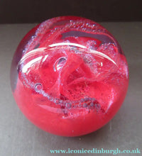 Load image into Gallery viewer, 1985 Colin Terris 1980s Vintage Caithness Paperweight Infermo
