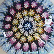 Load image into Gallery viewer, Vintage Scottish PERTHSHIRE Miniature Paperweight. Carpet of Millefiori with Central P Cane
