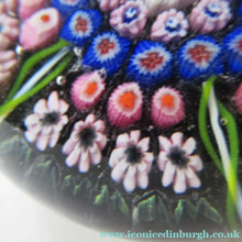 Load image into Gallery viewer, Vintage 1970s Scottish Perthshire Paperweight 5 spokes and millefiori

