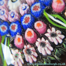 Load image into Gallery viewer, Vintage 1970s Scottish Perthshire Paperweight 5 spokes and millefiori
