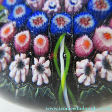 Load image into Gallery viewer, Vintage 1970s Scottish Perthshire Paperweight 5 spokes and millefiori
