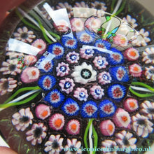 Load image into Gallery viewer, Vintage 1970s Scottish Perthshire Paperweight 5 spokes and millefiori
