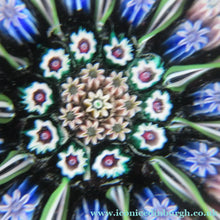 Load image into Gallery viewer, 1970s Perthshire Paperweight 11 Spoke and Millefiori Canes
