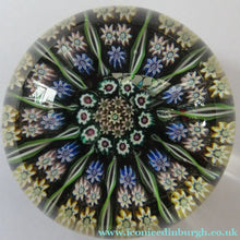 Load image into Gallery viewer, 1970s Perthshire Paperweight 11 Spoke and Millefiori Canes
