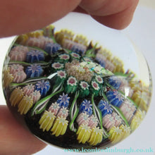 Load image into Gallery viewer, 1970s Perthshire Paperweight 11 Spoke and Millefiori Canes
