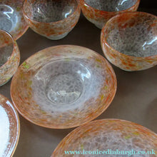 Load image into Gallery viewer, 1950s Set of Six Vasart Scottish Glass Bowls and Plates
