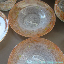 Load image into Gallery viewer, 1950s Set of Six Vasart Scottish Glass Bowls and Plates
