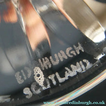 Load image into Gallery viewer, Vintage SET of SIX Edinburgh Crystal Goblets. LOMOND PATTERN (Square Bowl). 5 1/2 inches
