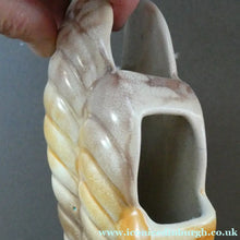 Load image into Gallery viewer, Shorter and Son Art Deco Ceramic Shell Wall Pocket
