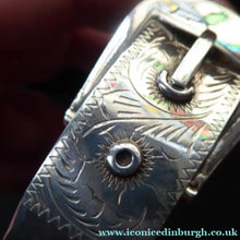 Load image into Gallery viewer, Vintage Heavy 925 Silver Buckle Bracelet 
