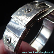 Load image into Gallery viewer, Vintage Heavy 925 Silver Buckle Bracelet 
