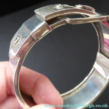 Load image into Gallery viewer, Vintage Heavy 925 Silver Buckle Bracelet 

