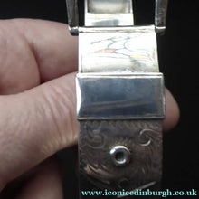 Load image into Gallery viewer, Vintage Heavy 925 Silver Buckle Bracelet 
