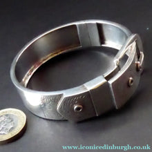 Load image into Gallery viewer, Vintage Heavy 925 Silver Buckle Bracelet 

