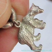 Load image into Gallery viewer, Heavy Weight. Vintage Silver Bracelet with 19 Quality Charms. Hallmarked Padlock Catch
