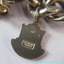 Load image into Gallery viewer, Heavy Weight. Vintage Silver Bracelet with 19 Quality Charms. Hallmarked Padlock Catch
