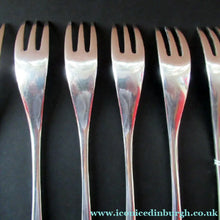 Load image into Gallery viewer, 1960s Robert Welch Alveston Silver Plate Forks
